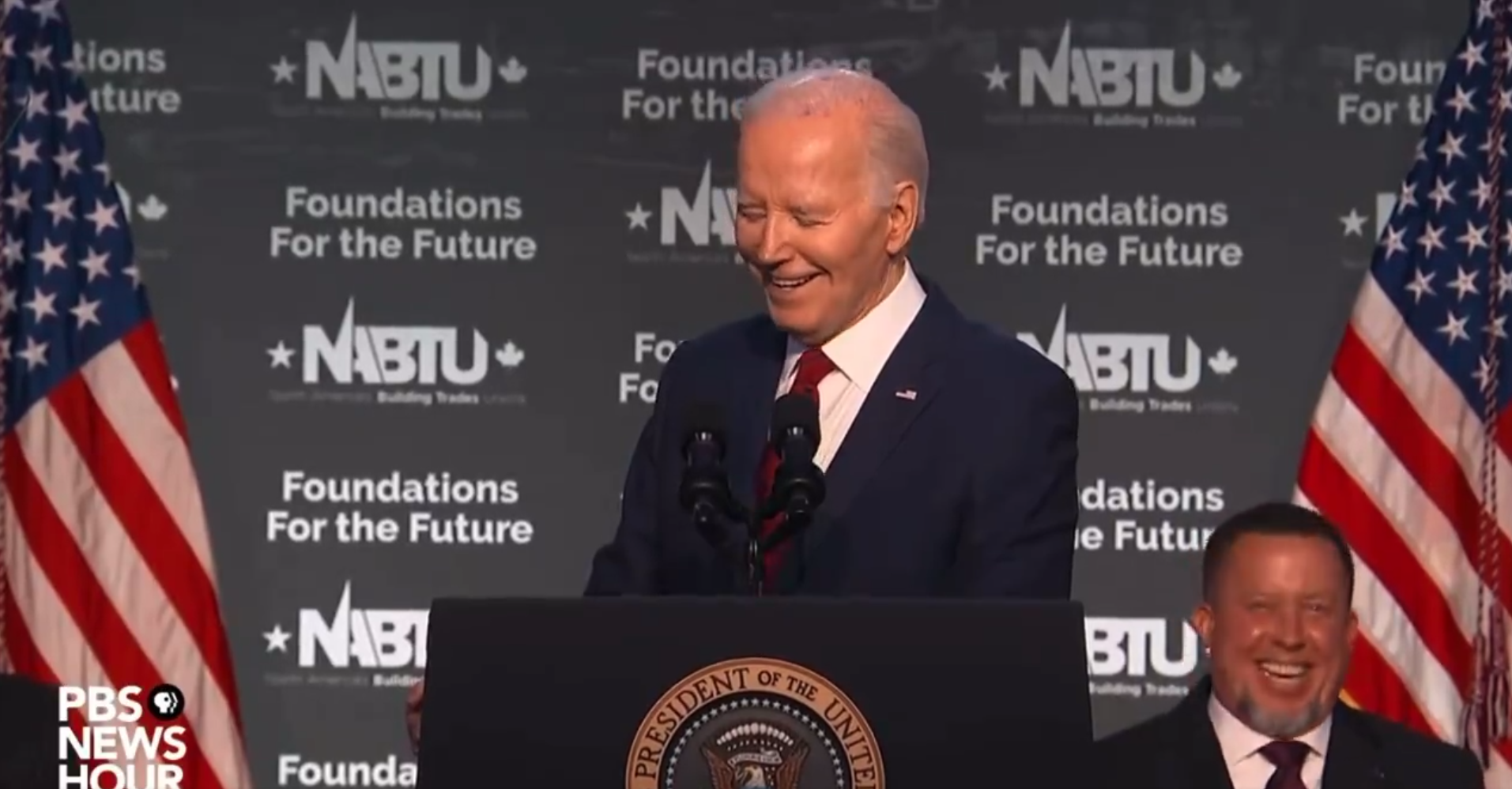 Biden Mocks Trump With COVID Bleach Claim: ‘He Missed, It All Went to His Hair’