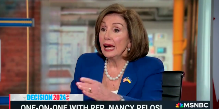 Pelosi Snaps, Accuses MSNBC Host of Being a Trump ‘Apologist’ for Pushing Back on Her Spin