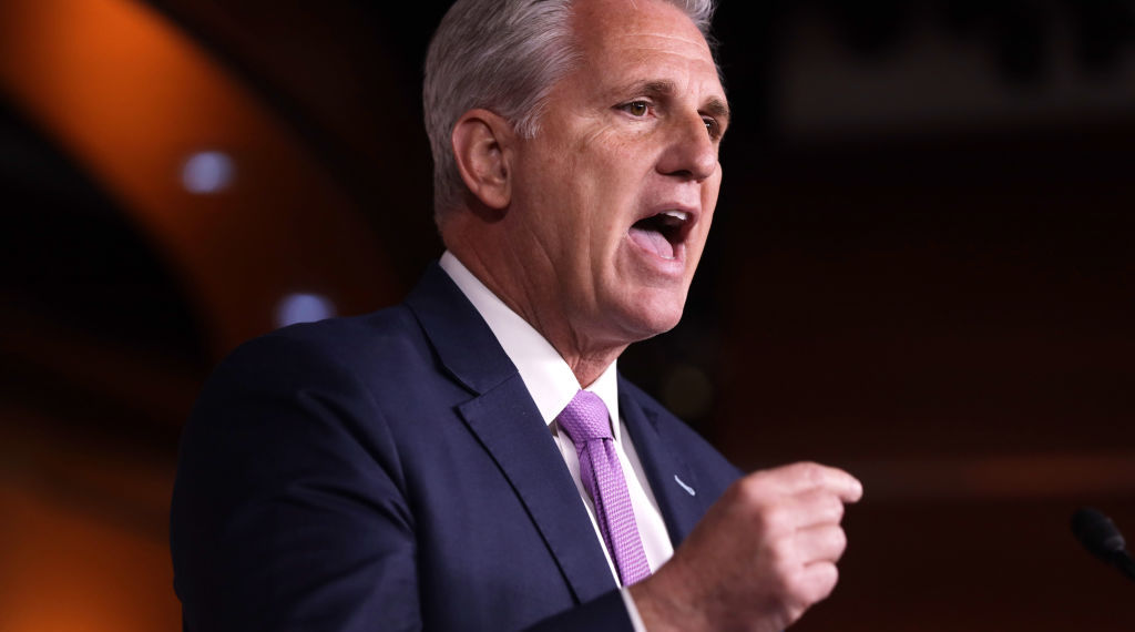 McCarthy Takes a Jab at Johnson After Dems Help Save His Job