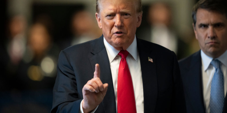 Trump Blasts Fox News Host for Pushing Back on Claim Hush Money Trial Is Directed by Biden: ‘How Stupid!’