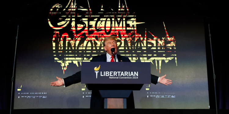 Trump Predicts He Will Win the ‘Majority of the Libertarian Votes’ After Getting Booed at Their Convention