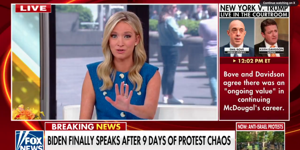 McEnany Rips the Press for Letting Biden ‘Get Away’ With Comments About Anti-Israel Protests