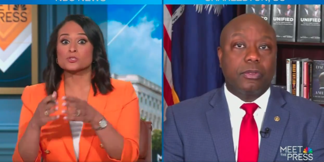 Tim Scott Repeatedly Pressed to Commit to Accept the 2024 Election Results