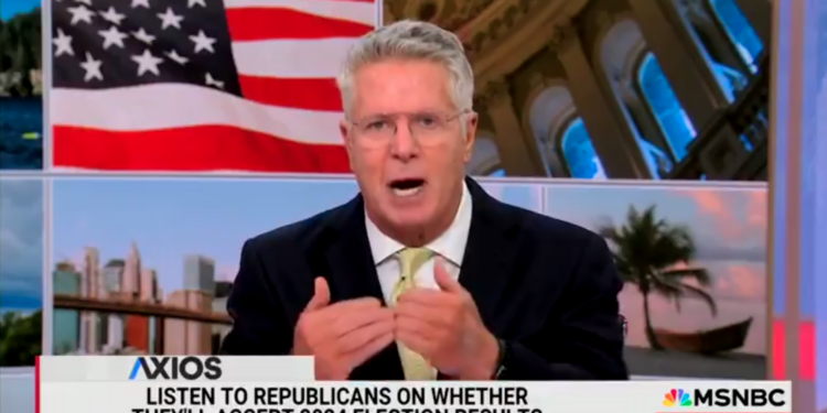 MSNBC Guest Claims Voting for the GOP Is ‘Voting for the End of Democracy’