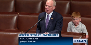 GOP Rep’s Speech About Trump’s Guilty Verdict Goes Viral for What Was Happening Behind Him