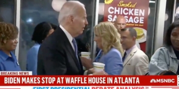 Biden Travels to a Waffle House, Despite Reportedly Having a Cold, Claims He Did Well During the Debate