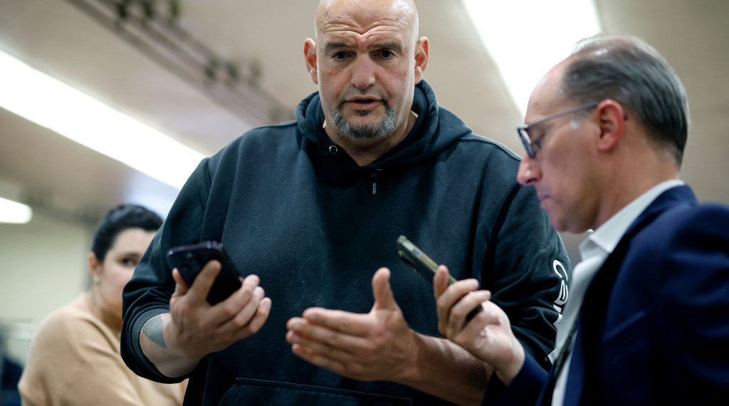 Fetterman Rips Pelosi for Her Stance on Biden Leaving Race