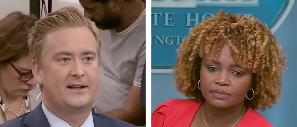 ‘Why Are Democrats So Sensitive?’: Doocy Presses KJP On Kamala Harris’ Handling Of Border Crisis