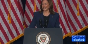 Crowd Chants ‘Lock Him Up’ About Trump at Harris Rally