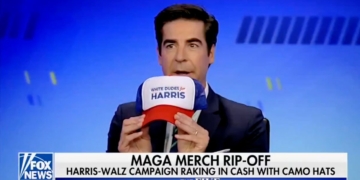 Jesse Watters Pressures Black Co-Host to Wear ‘White Dudes for Harris Hat’