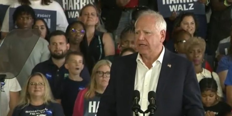 Walz Told Students Communism Is When ‘Everyone Is The Same And Everyone Shares’