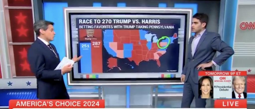 CNN’s Harry Enten Sounds Alarm About Harris’ Vanishing Lead In ‘Very Pivotal’ Swing State