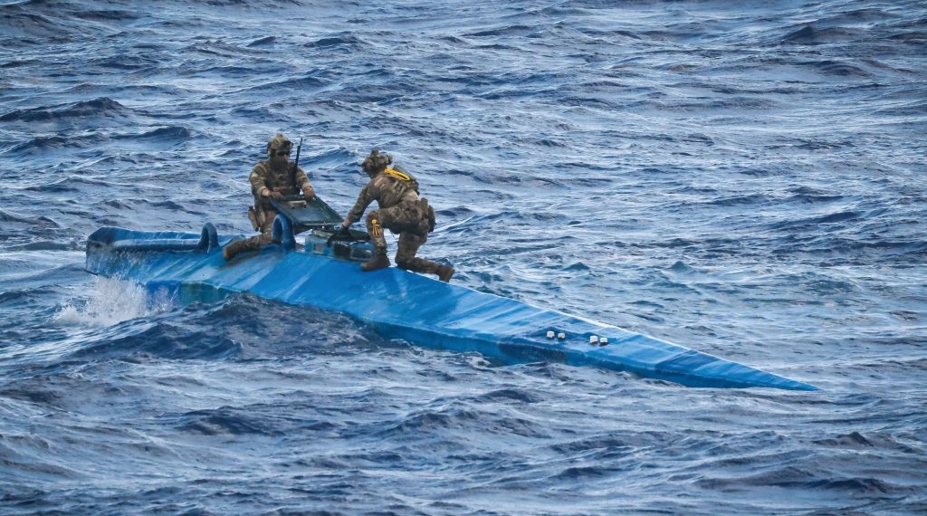 Royal Navy’s HMS Trent Seizes First ‘Narco Sub’ With £160m Cocaine Haul‌
‌
