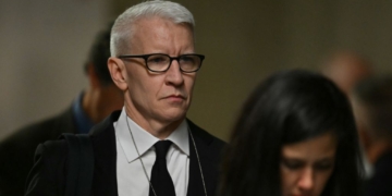 CNN’s Anderson Cooper Hit By Flying Debris Covering Hurricane Milton: ‘OK, That Wasn’t Good’