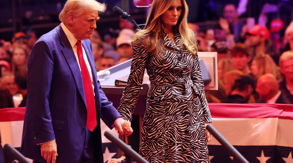 Watch: Melania Trump Makes Surprise Appearance at Trump Rally — Crowd Roars