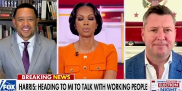 Harris Faulkner Chides Dem Guest For Spinning When Asked About Kamala Harris Comparing Trump To Hitler