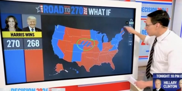 MSNBC’s Steve Kornacki Breaks Down How One Congressional District Could Decide Election