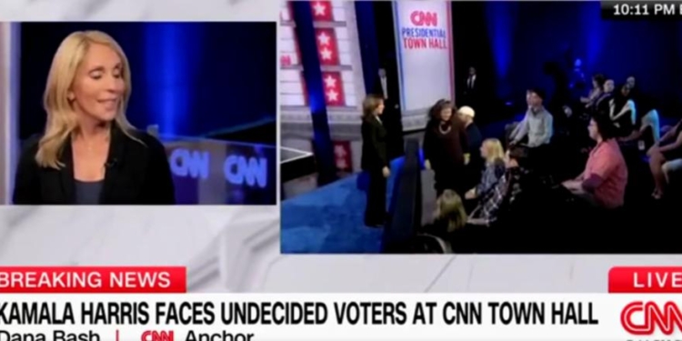 ‘There Wasn’t One’: Dana Bash Says Kamala Harris Failed To ‘Close The Deal’ On Policy During Town Hall