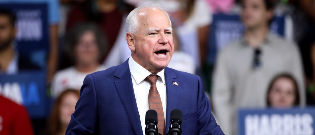 Walz Clarifies ‘Friends With School Shooters’ Comment During Post-Debate Press Gaggle