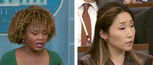 CNN Reporter Presses KJP On White House’s Sudden Halt On Calling Trump ‘Existential Threat’ Once He Won Election
