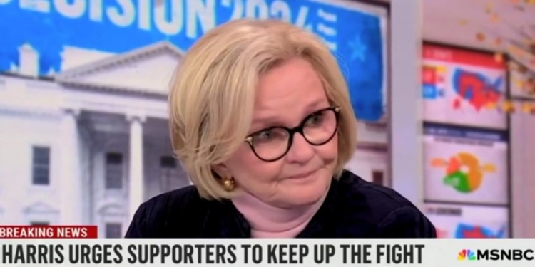 ‘I’m So Proud Of Her’: McCaskill Sheds Tears For Harris On Live TV