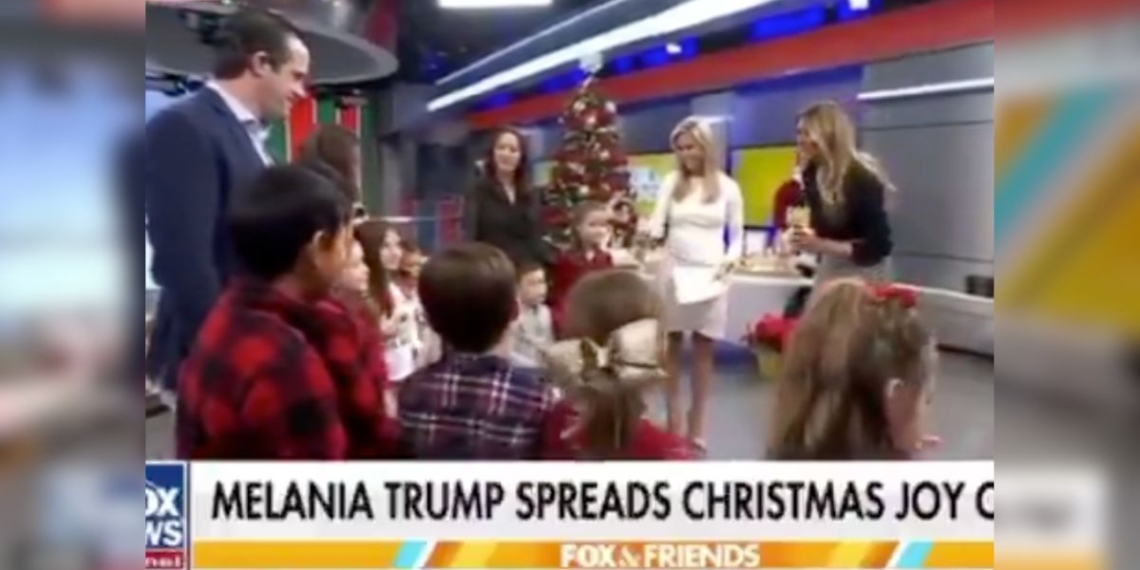 Watch: Melania Trump Surprises Military and First Responder Families on ‘Fox & Friends’