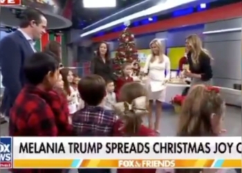 Watch: Melania Trump Surprises Military and First Responder Families on ‘Fox & Friends’