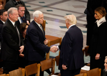 Trump, Pence Meet Face-to-Face at Carter’s Funeral, First Time Since Leaving Office
