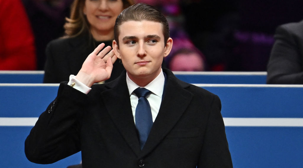 Video: Crowd Roars for Barron Trump At Inauguration Celebration