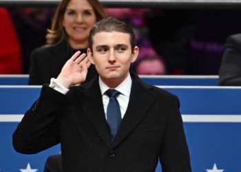 Video: Crowd Roars for Barron Trump At Inauguration Celebration