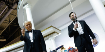 Watch: Trump Grooves to YMCA, Uses Sword