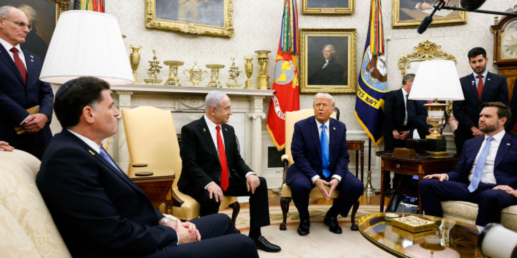 Trump And Netanyahu Meet At White House