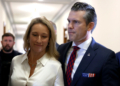 Report: Hegseth’s Wife In Meetings Where ‘Sensitive Information Was Discussed’