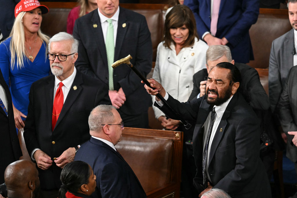 Rep. Al Green Censured After Trump Address Disruption