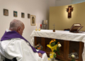 Vatican Releases Photo of Pope in Hospital Chapel