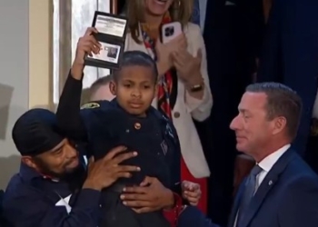 Heartwarming Moment: Trump Makes 13-Year-Old Boy an Honorary Secret Service Agent