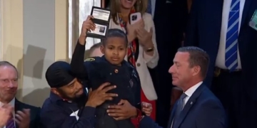 Heartwarming Moment: Trump Makes 13-Year-Old Boy an Honorary Secret Service Agent