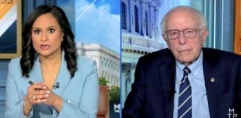 Bernie Sanders Runs For Cover After NBC Host Asks If Dems Should ‘Have Done More’ To Cut Waste Under Biden