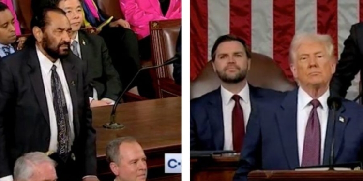 Democrat Lawmaker Gets Booted From Trump Speech Almost Instantly By Mike Johnson
