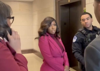 GOP Rep Who Was Right Next To Jasmine Crockett When She Swiped At Cameraman Disputes Dem’s Tale