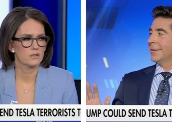 ‘Tell Your People To Stop Firebombing’ Tesla Facilities, Fox Host Tells Democratic Strategist