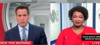 Two-Time Gubernatorial Loser Stacey Abrams Defends Ejected Dem Rep’s Antics During Trump Speech