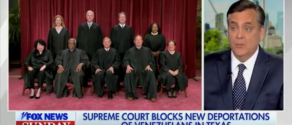 Supreme Court Becoming Increasingly Frustrated With ‘Half-Baked’ Cases Challenging Trump Deportations, Turley Says