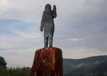 Statue of Melania Trump Stolen in Slovenia