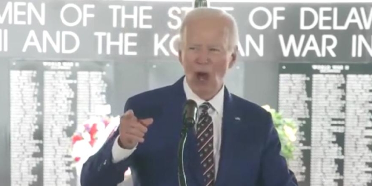 Biden Can’t Quite Stick Landing On Pronouncing Most Famous Line In Founding Document