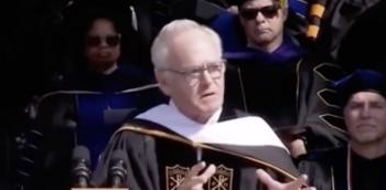 ‘Under Attack’: ’60 Minutes’ Host Chews Up 2 Minutes Of Commencement Address Raging Against Trump