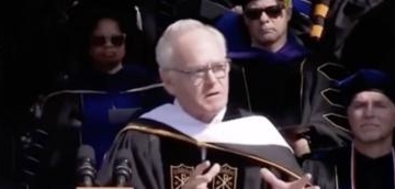 ‘Under Attack’: ’60 Minutes’ Host Chews Up 2 Minutes Of Commencement Address Raging Against Trump