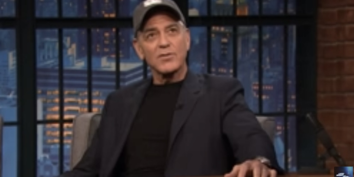 Seth Meyers Interviews George Clooney, Does Not Mention Biden