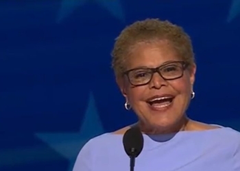 ‘Overwhelmingly Peaceful’: Karen Bass Describes Protest From Comfort Of A Helicopter