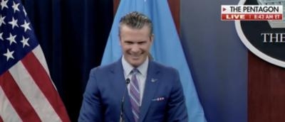 Pete Hegseth Chuckles At Reporter Attempting To Brand Him As Sexist Toward Female Pilots